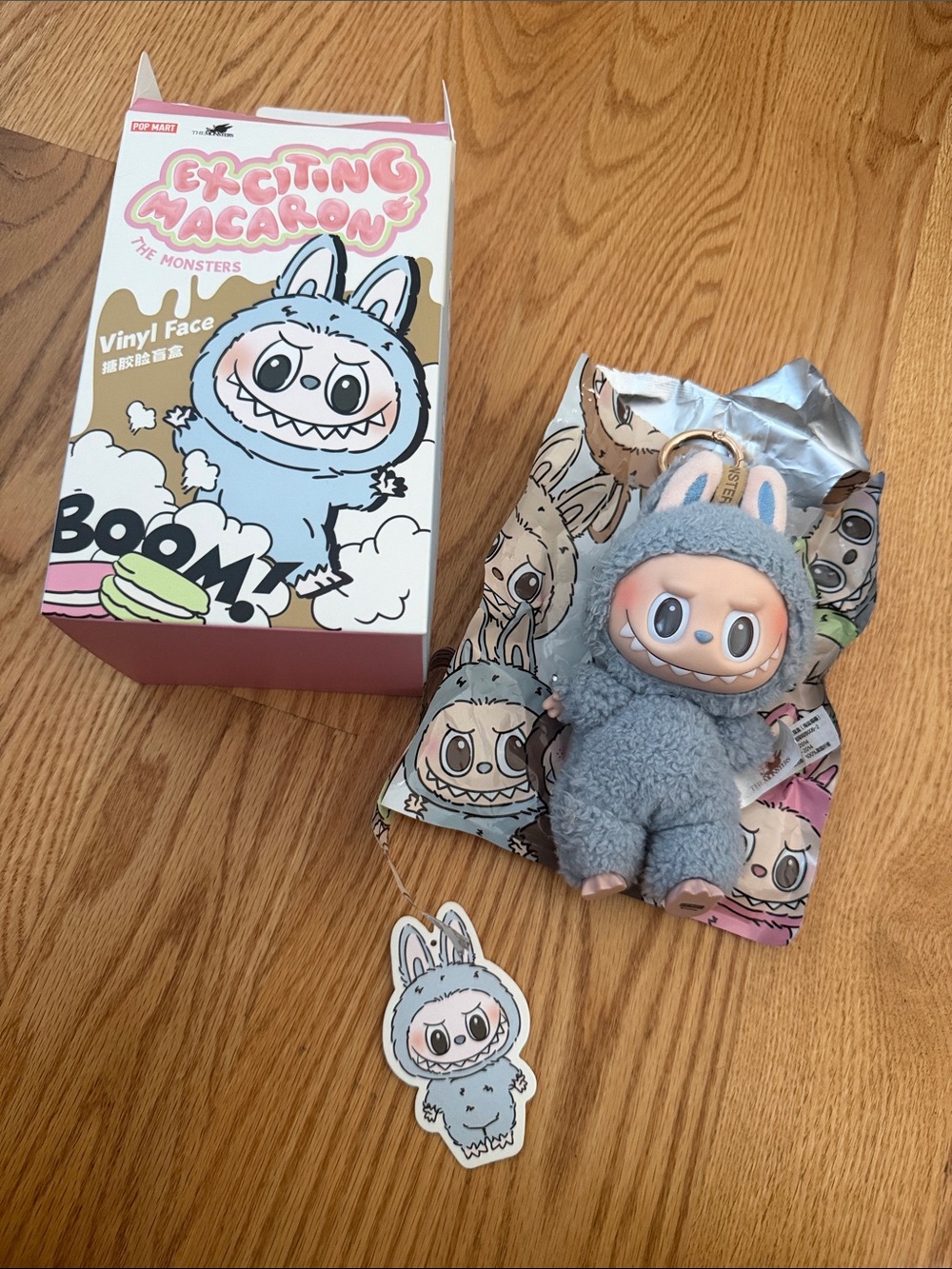 Blue Bunny Plush Vinyl Keychain - Kids Toys